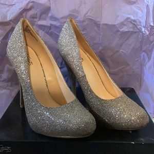 NWOT City Streets Multi Glitter Heels